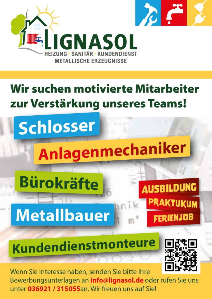 Wir suchen Mitarbeiter für Lignasol